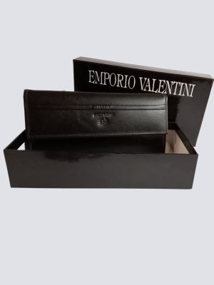 Emporio Valentini ženski kožni novčanik big crni