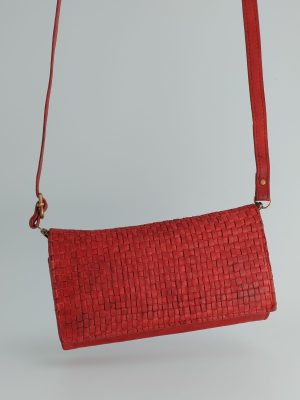 Vintage ženski kožni novčanik luxory edition - crveni