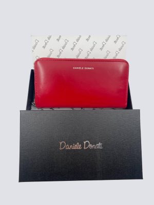 Daniele Donati ženski kožni novčanik - crveni