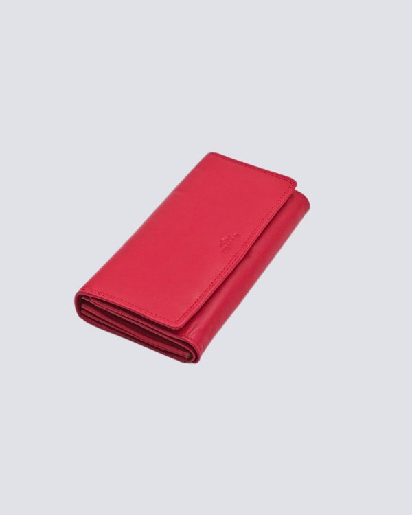 Charro – crveni ženski kožni novčanik