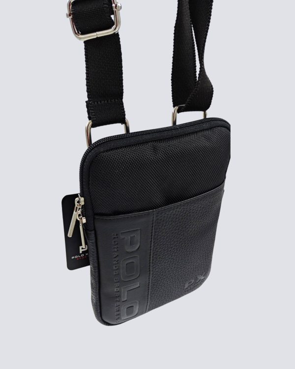 Polo Xchange muška torbica - impregrirano platno/v.koža tanka