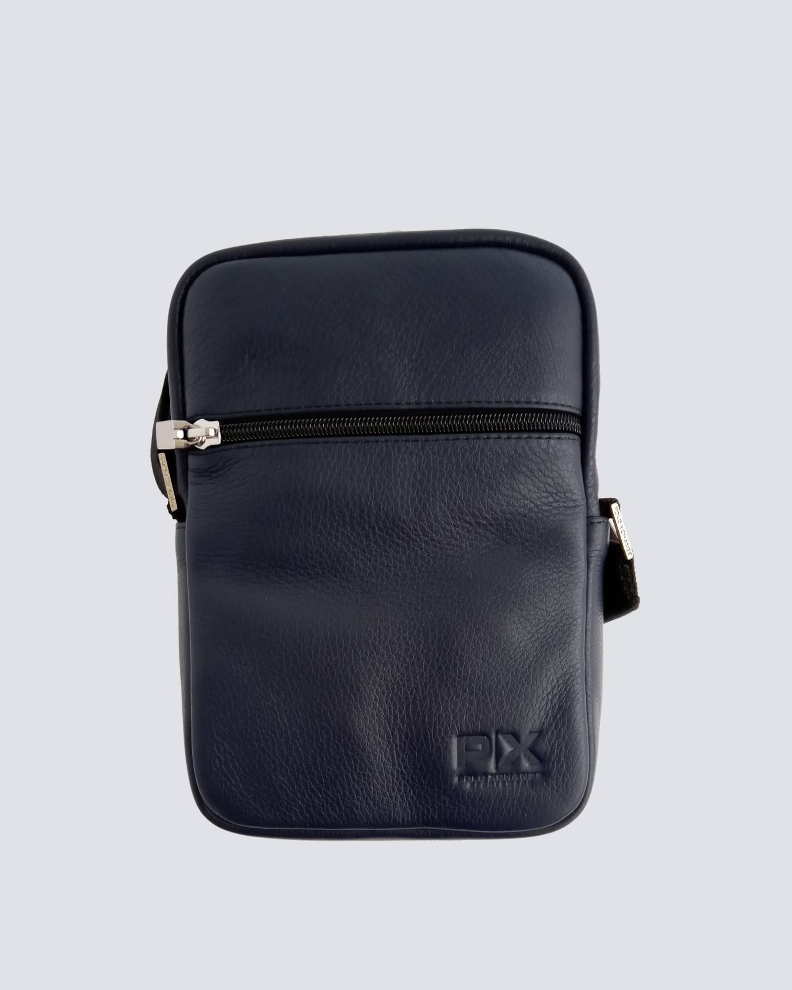 PoloXchange muška kožna torba teget