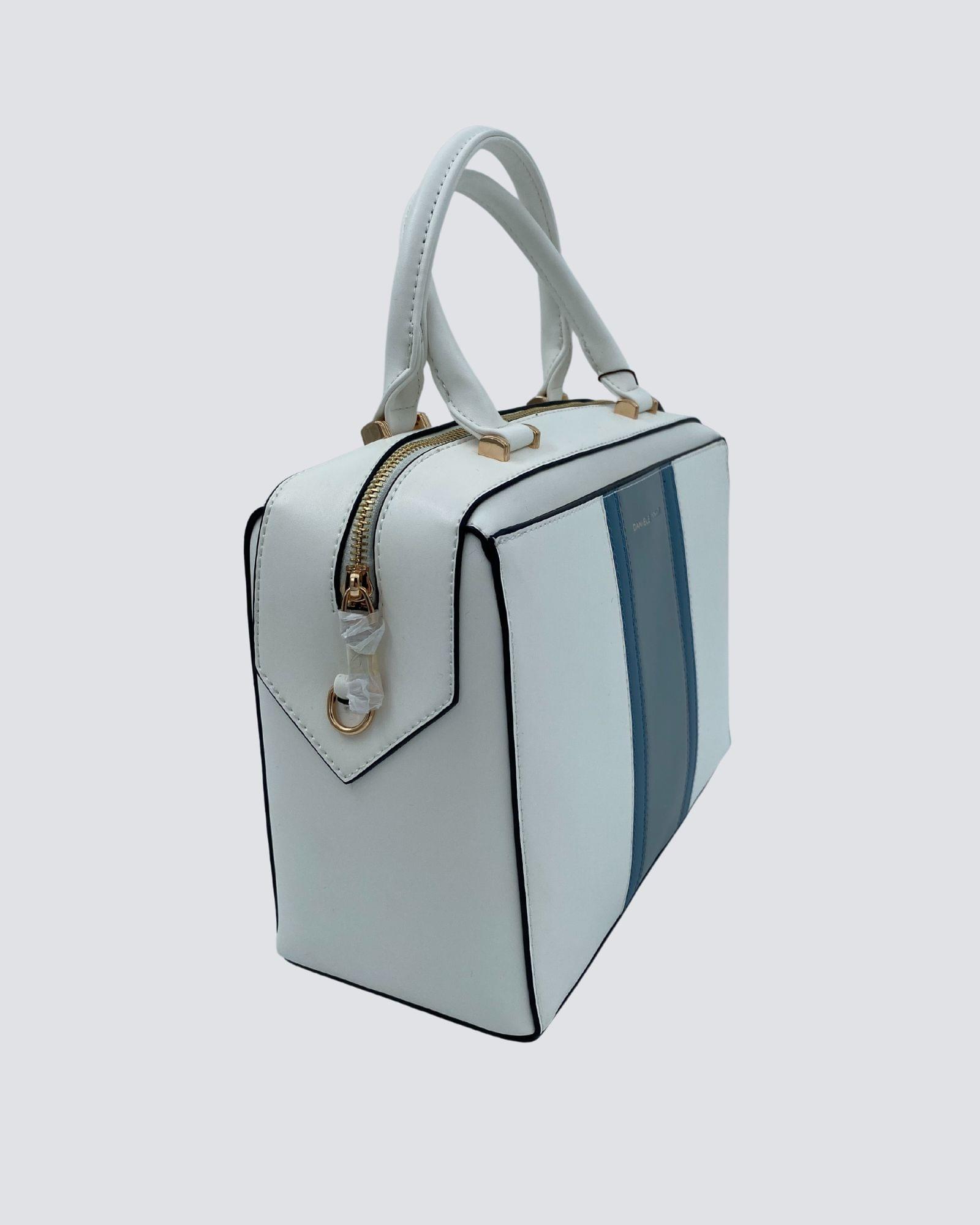 Daniele Donati ženska torba – belo-plava